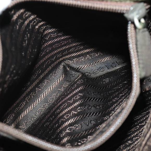 PRADA Hand Bag Nylon Khaki Auth cl841 - Picture 11 of 16